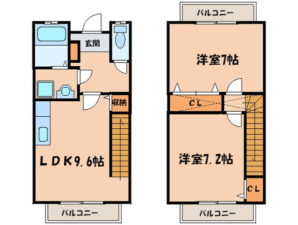 グレイス市木の物件間取画像